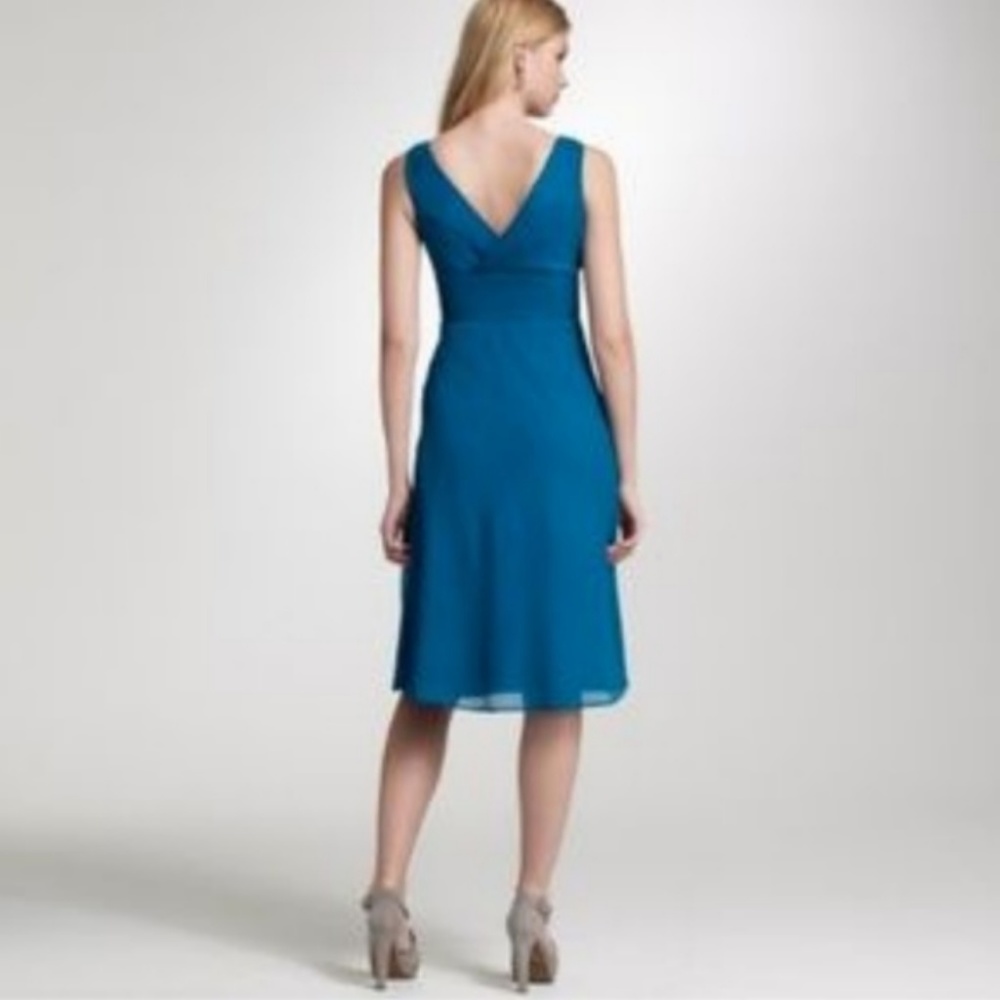 J. Crew Sophia silk chiffon bridesmaid dress